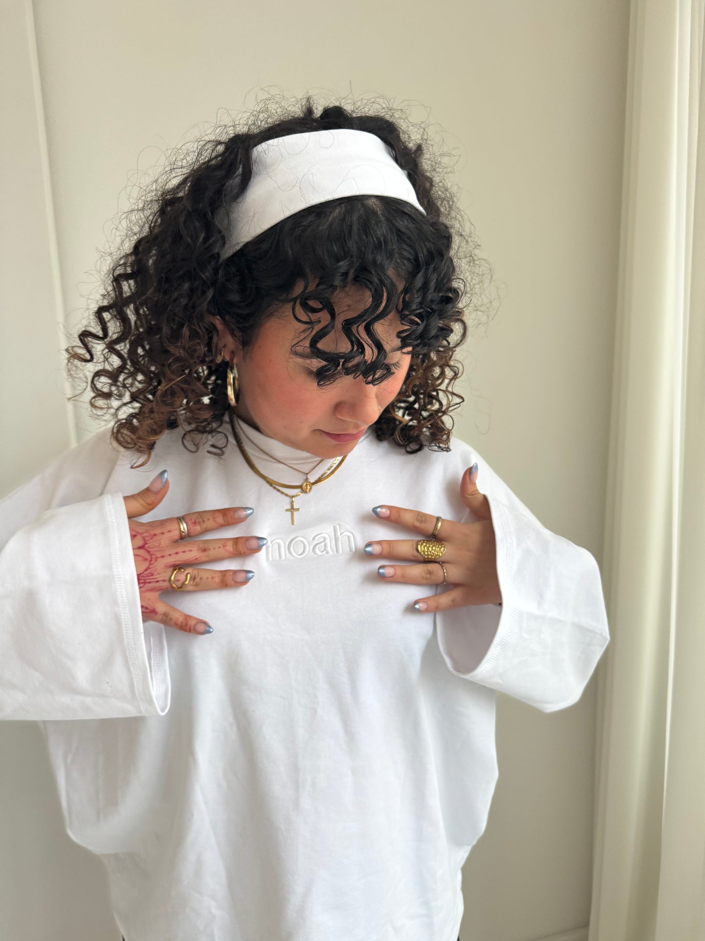 White headband