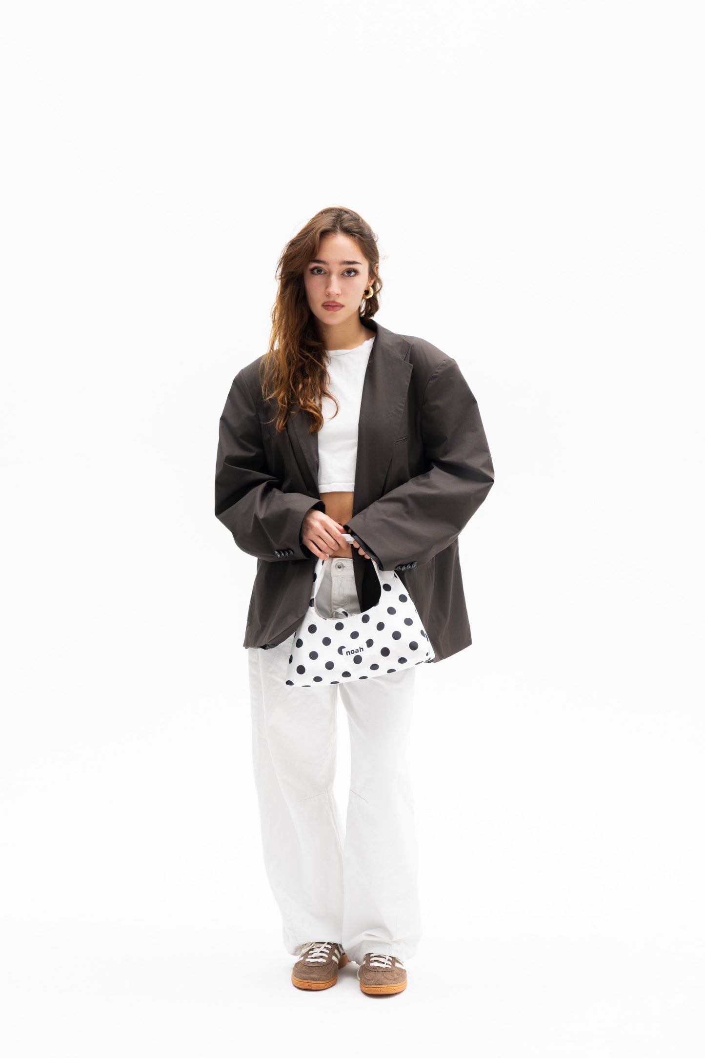 brown oversized blazer