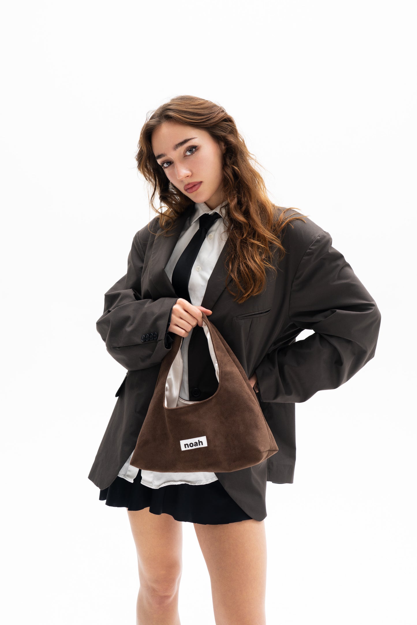 Brown Suede mini sac
