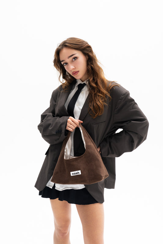 Brown Suede mini sac