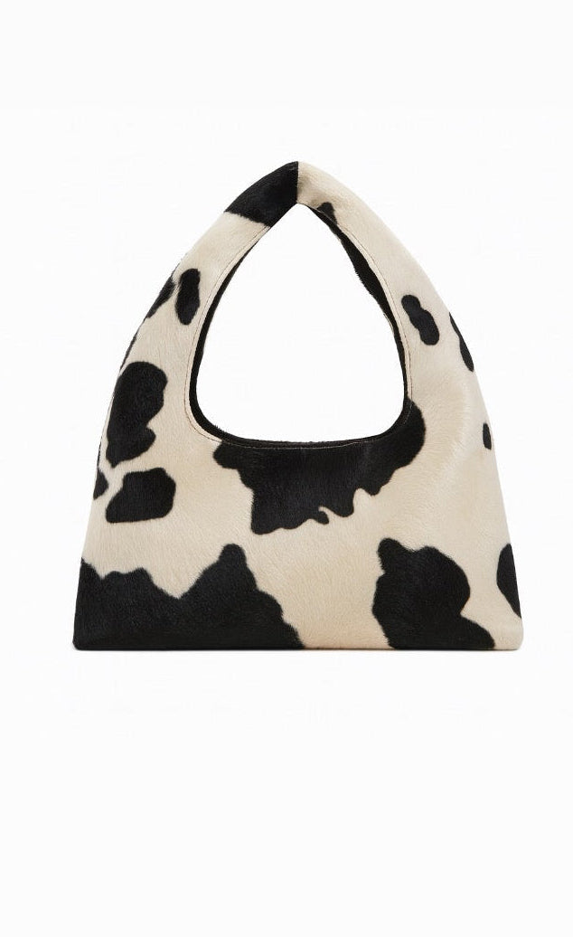 Cow-print bag