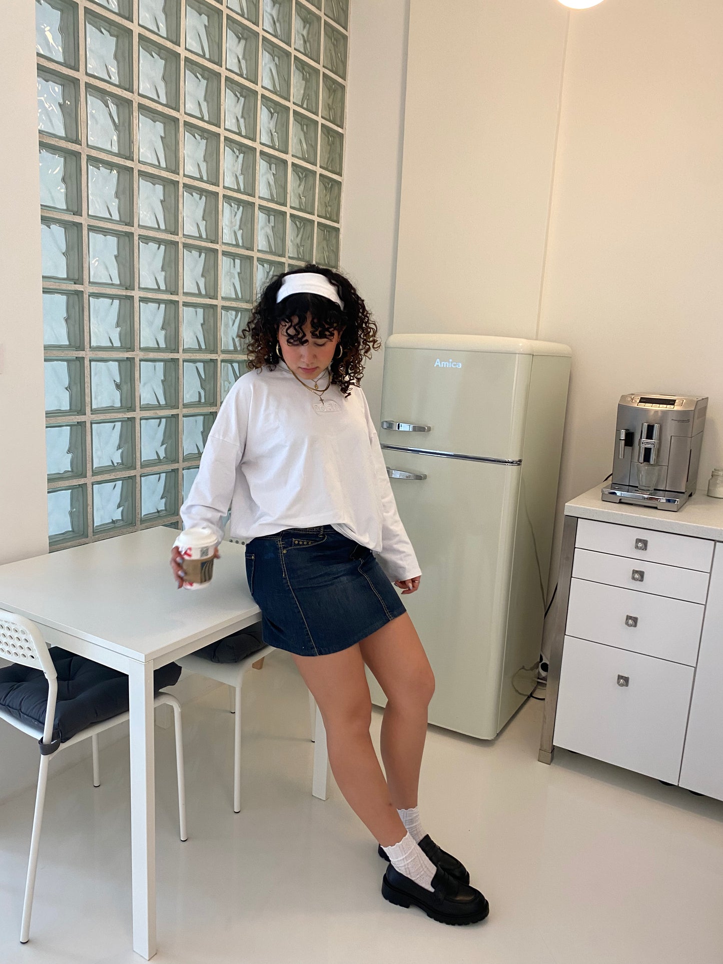 snowflake oversized longsleeve